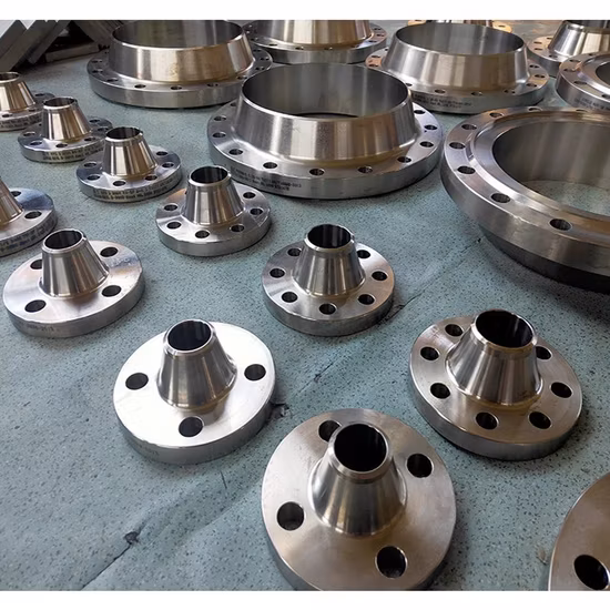 Лучшая цена ASME/ANSI B16.5 Gr2 со сварной шейкой, титановый фланец для продажи